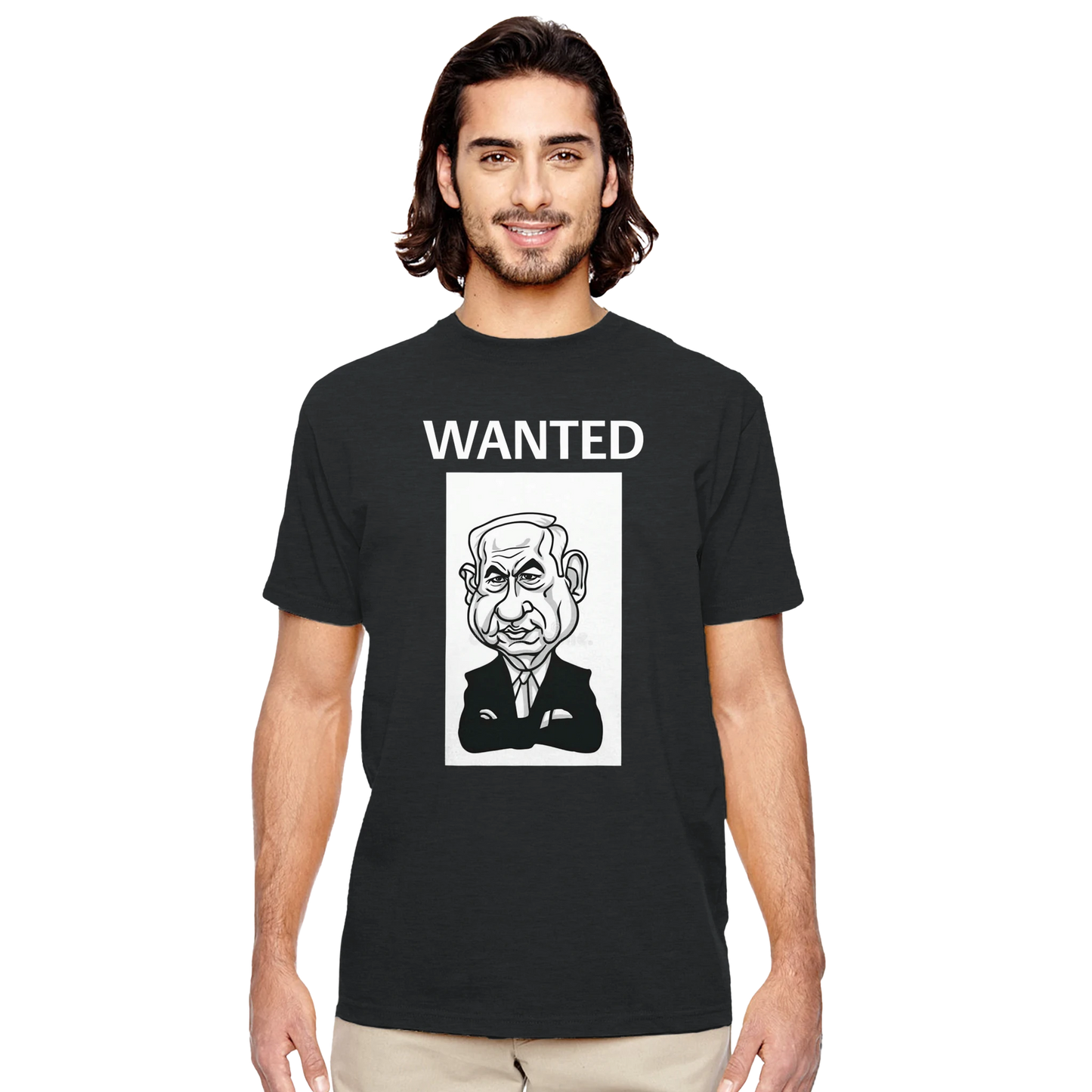 Organic design netanyahu T-shirt | Econscious EC1000 White at Flowshirt