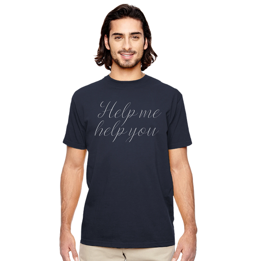 Organic help me,Unisex Crewneck T-shirt | Econscious EC1000 at Flowshirt